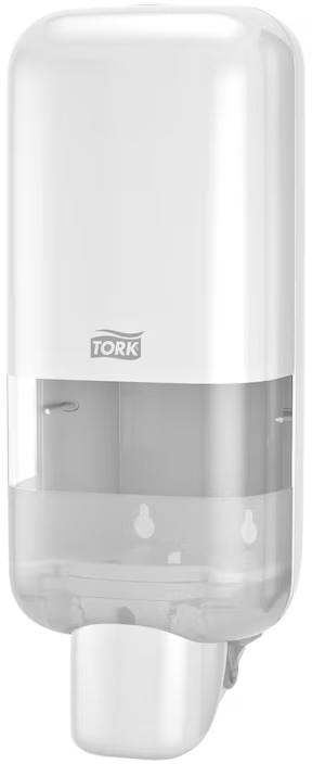 Image de Tork Distributeur de savon et de désinfectant blanc S4