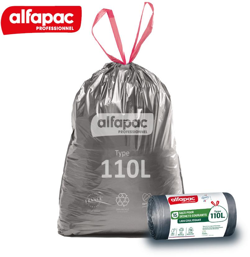 Sacs à déchets à lien coulissant - ALFAPAC PROFESSIONNEL - SPHERE  PROFESSIONNEL