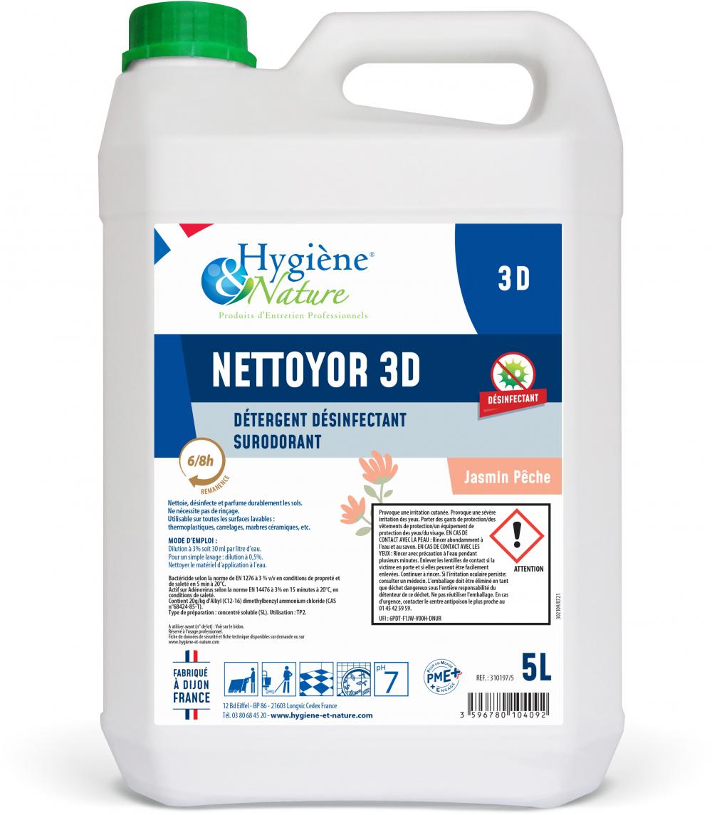 Image de Nettoyor 3D : Détergent Désinfectant Désodorisant
