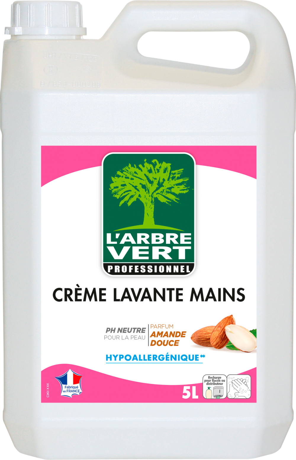 Image de Crème Lavante mains parfum Amande douce - Hypoallergénique - 5L